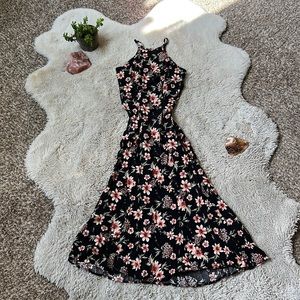 Vintage floral halter dress